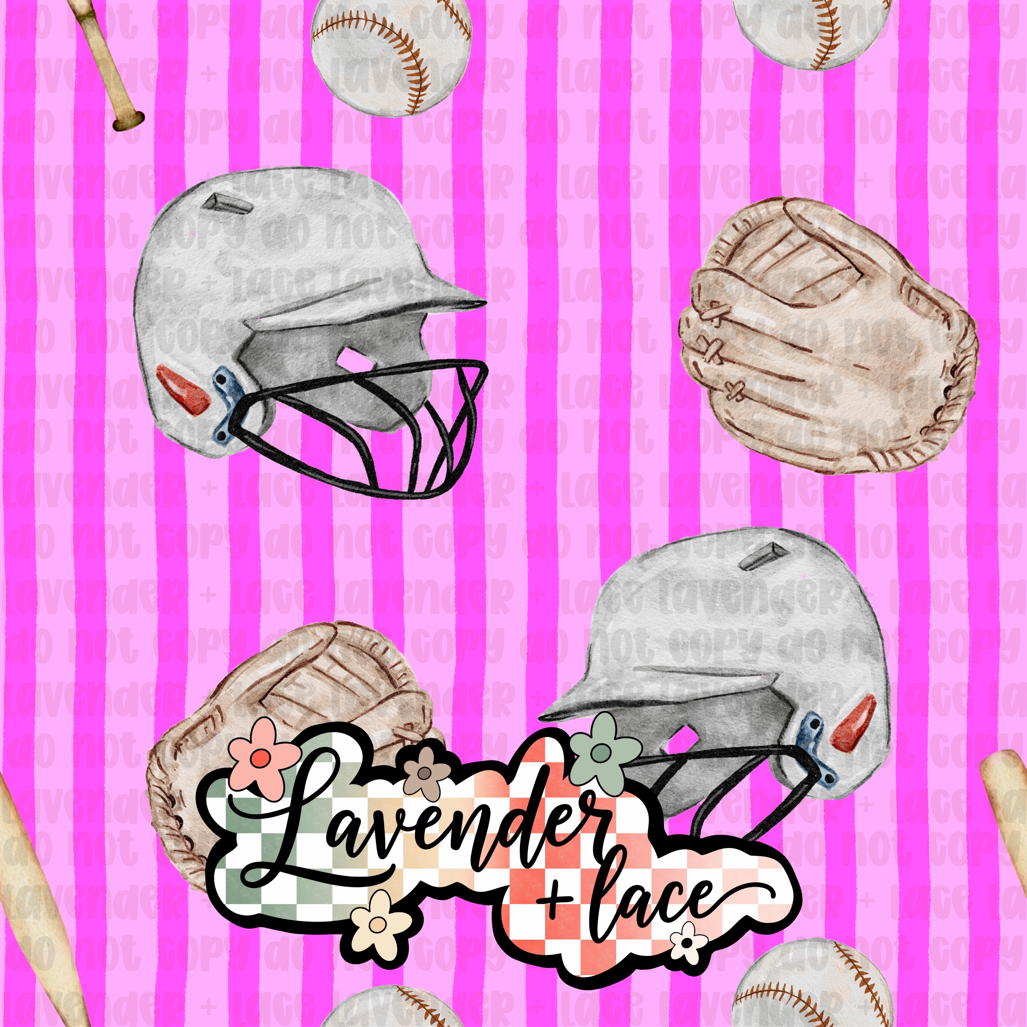 Pink Baseball Pattern Pink baseball - Payhip
