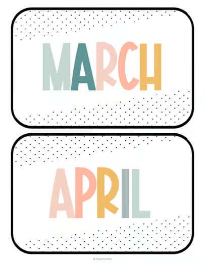 Birthday Bulletin Board | Birthday Display Editable | Modern Calm Colors