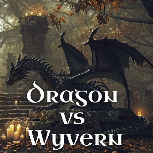 Have you ever wondered about the difference between a dragon and a wyvern? Well here's what I have found.