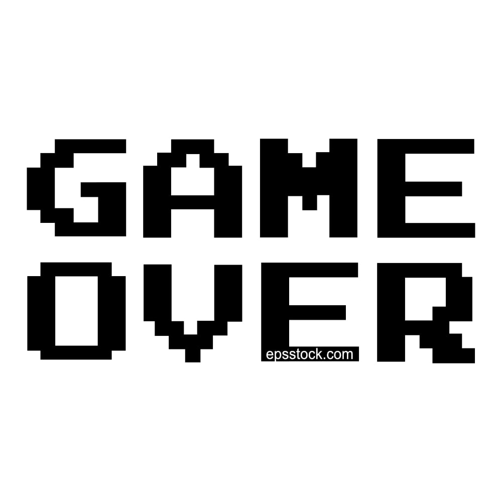 Game Over inscription