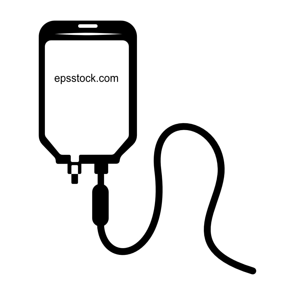 depictions of an iv drip bag