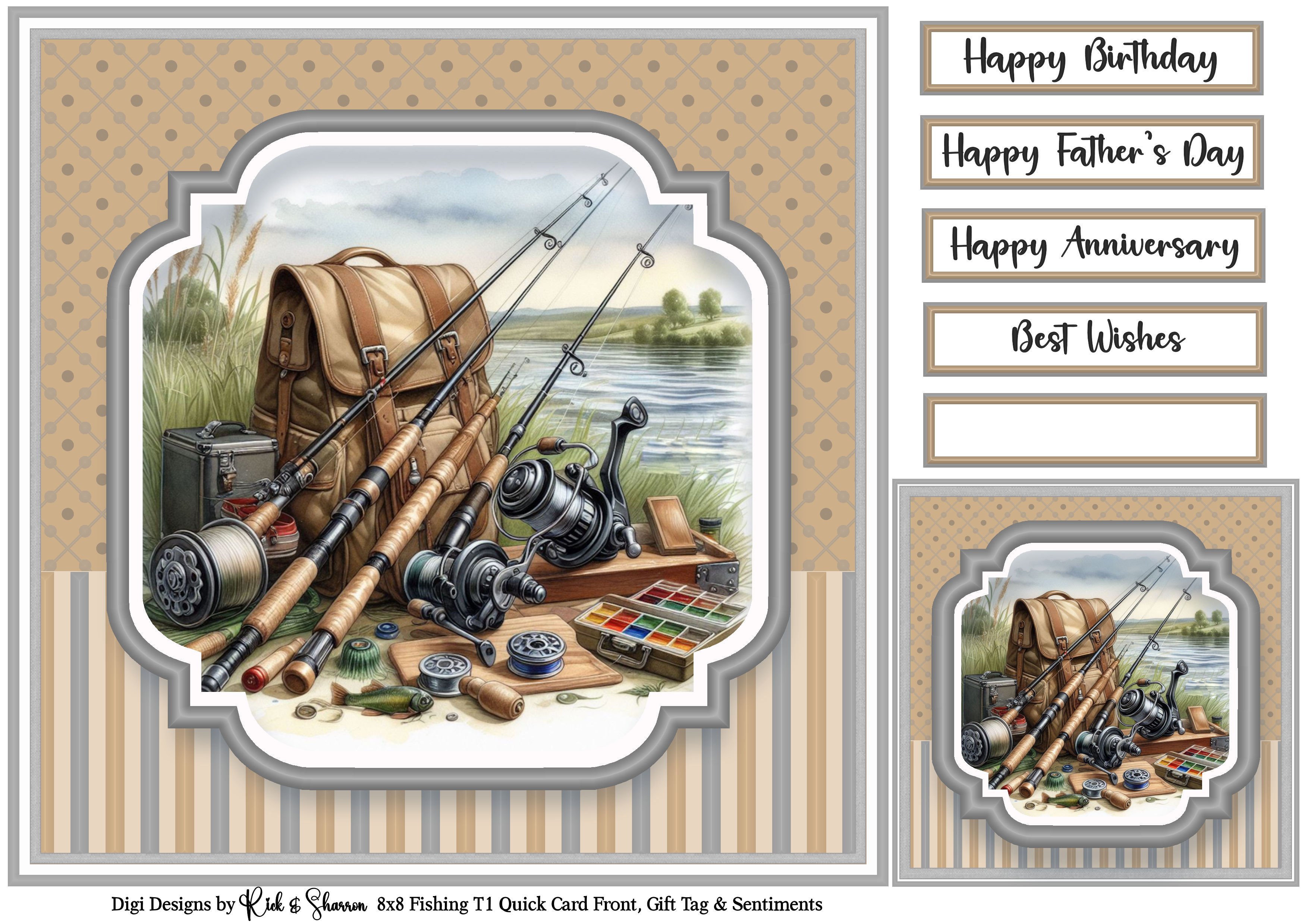 8x8 Fishing 1 - Quick Card - Payhip