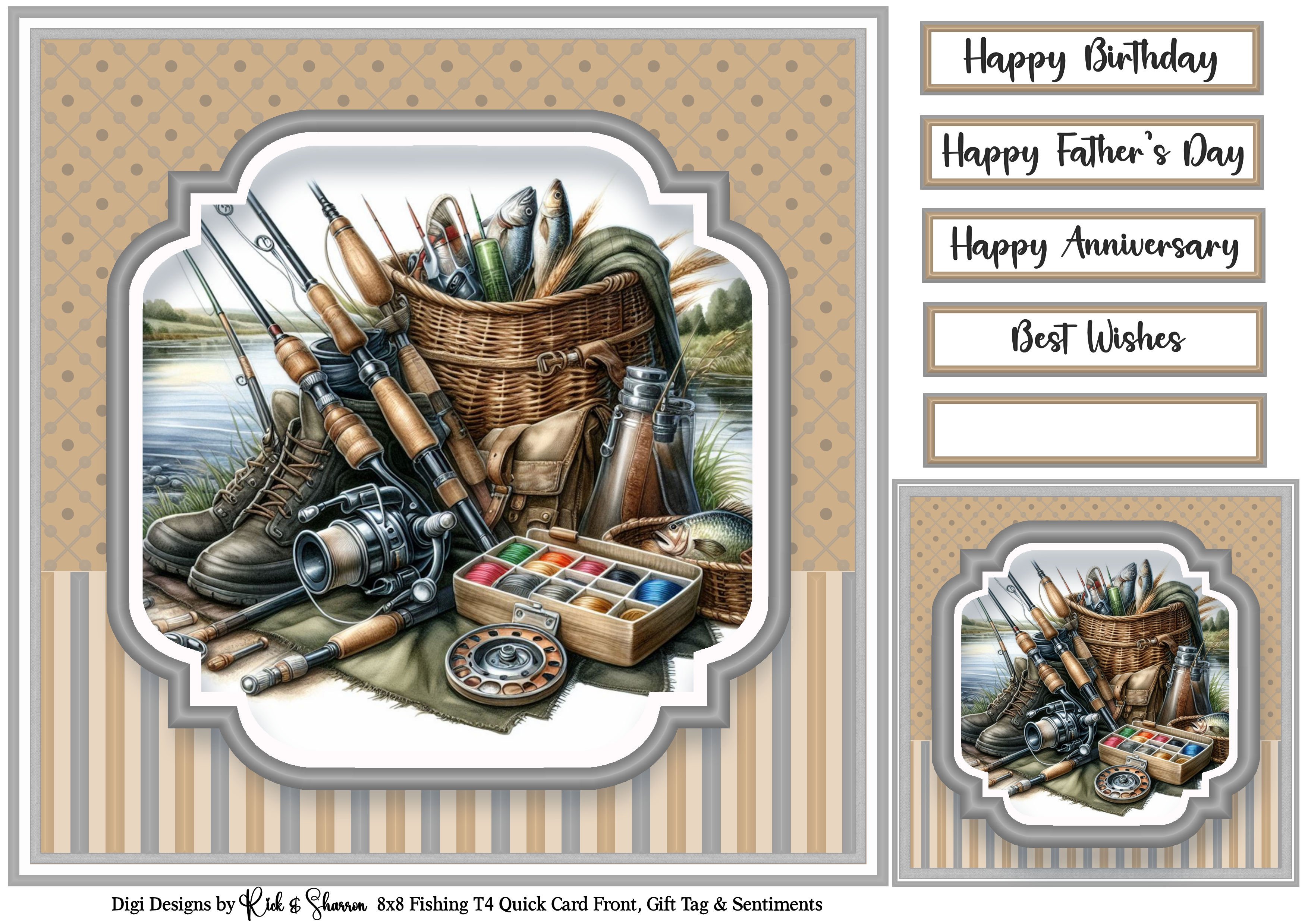 8x8 Fishing 4 - Quick Card - Payhip