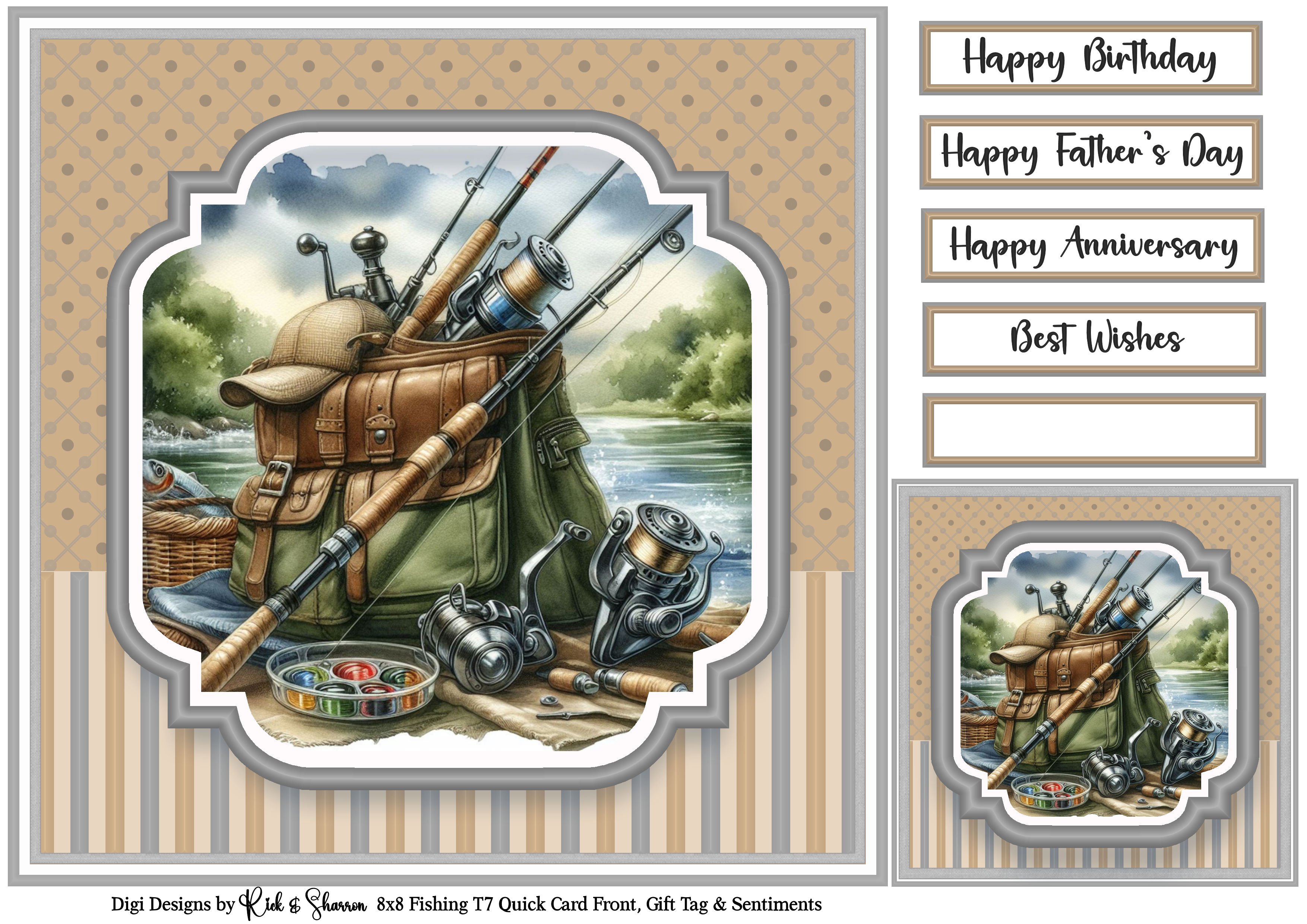 8x8 Fishing 7 - Quick Card - Payhip