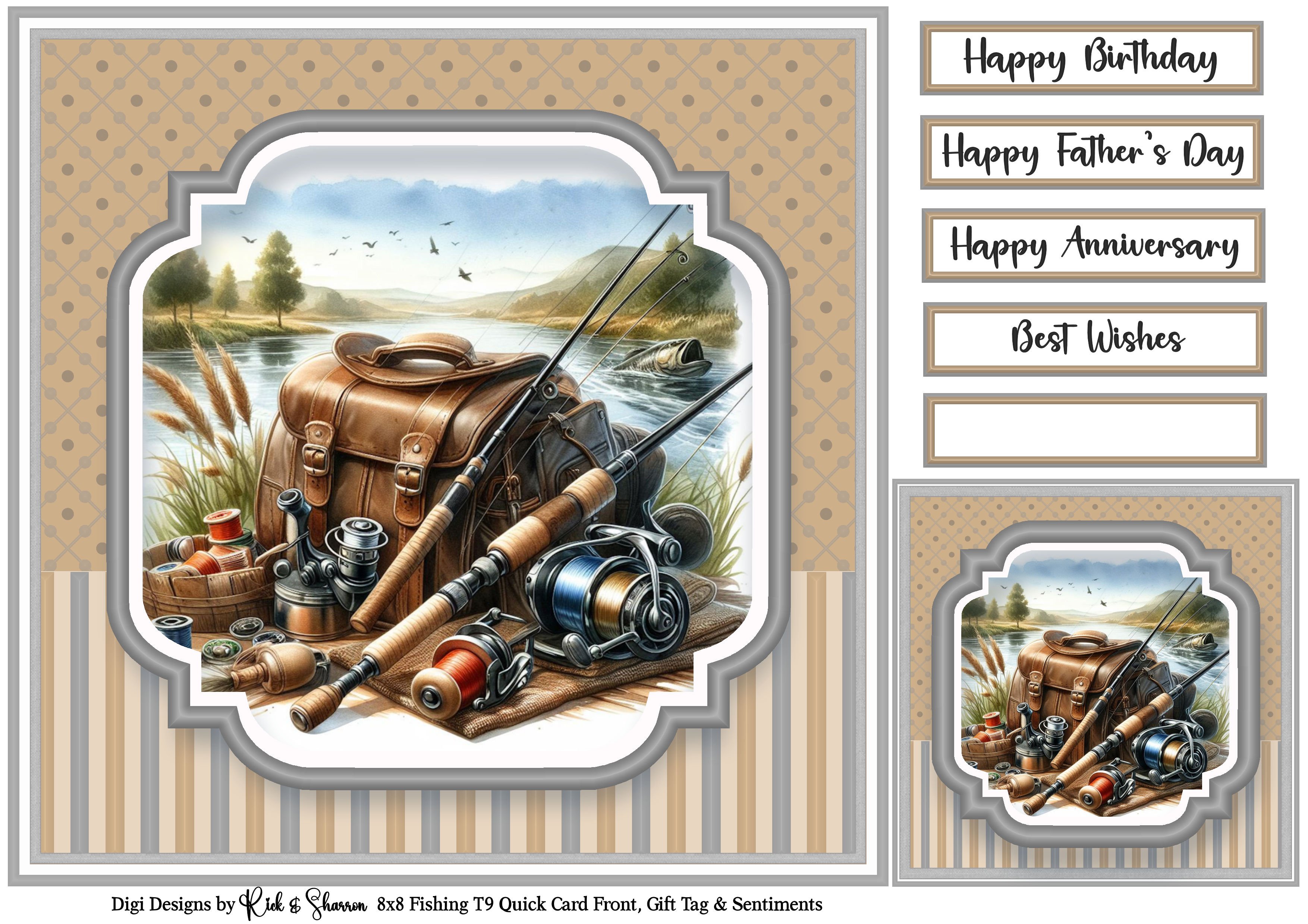 8x8 Fishing 9 - Quick Card - Payhip