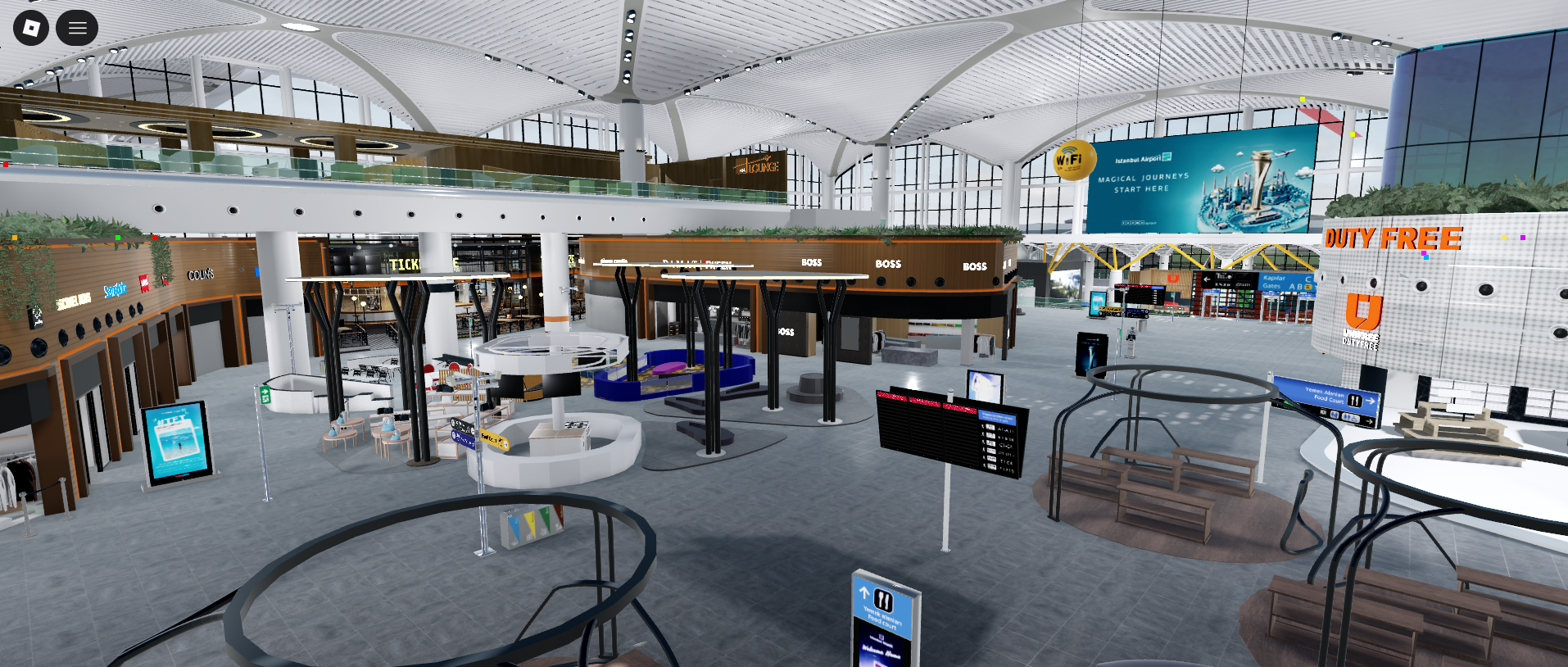 Runway Environment Modern International Airport – Large-Scale Terminal & Runway Environment
