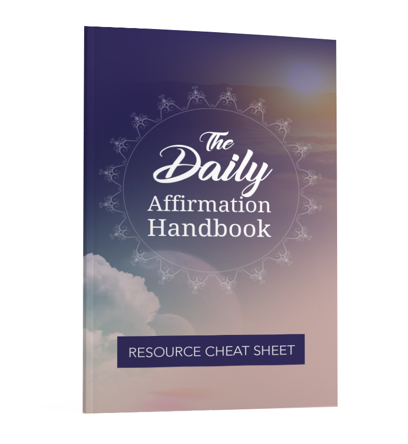 Personal development ebook with positive affirmations