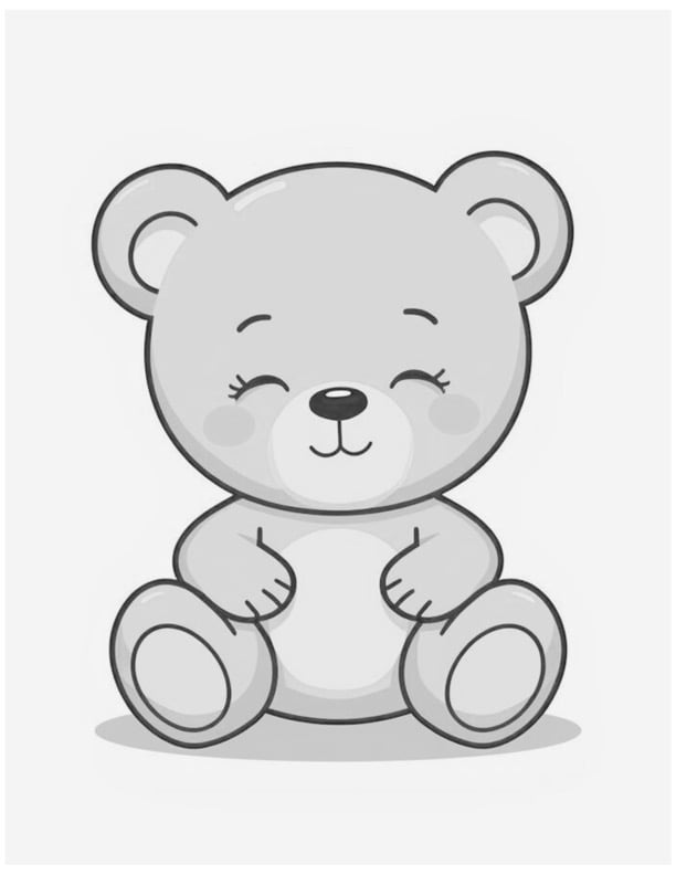 Printable teddy bear coloring pages for kids, classrooms, homeschool, and calm-down activities