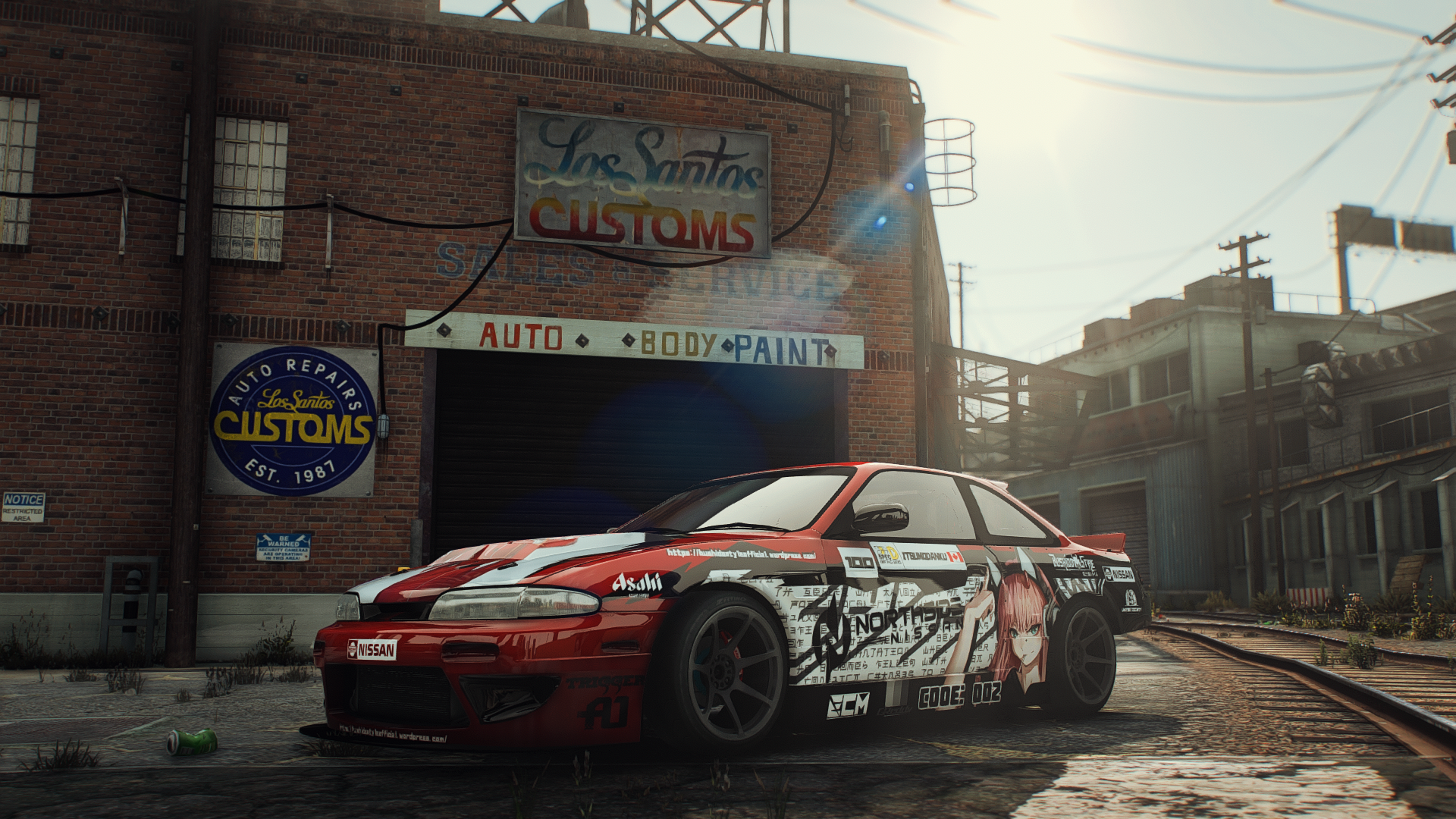 Mastercard Racing Livery Nissan Silvia S14 RB Drift (8 Liveries) - Payhip
