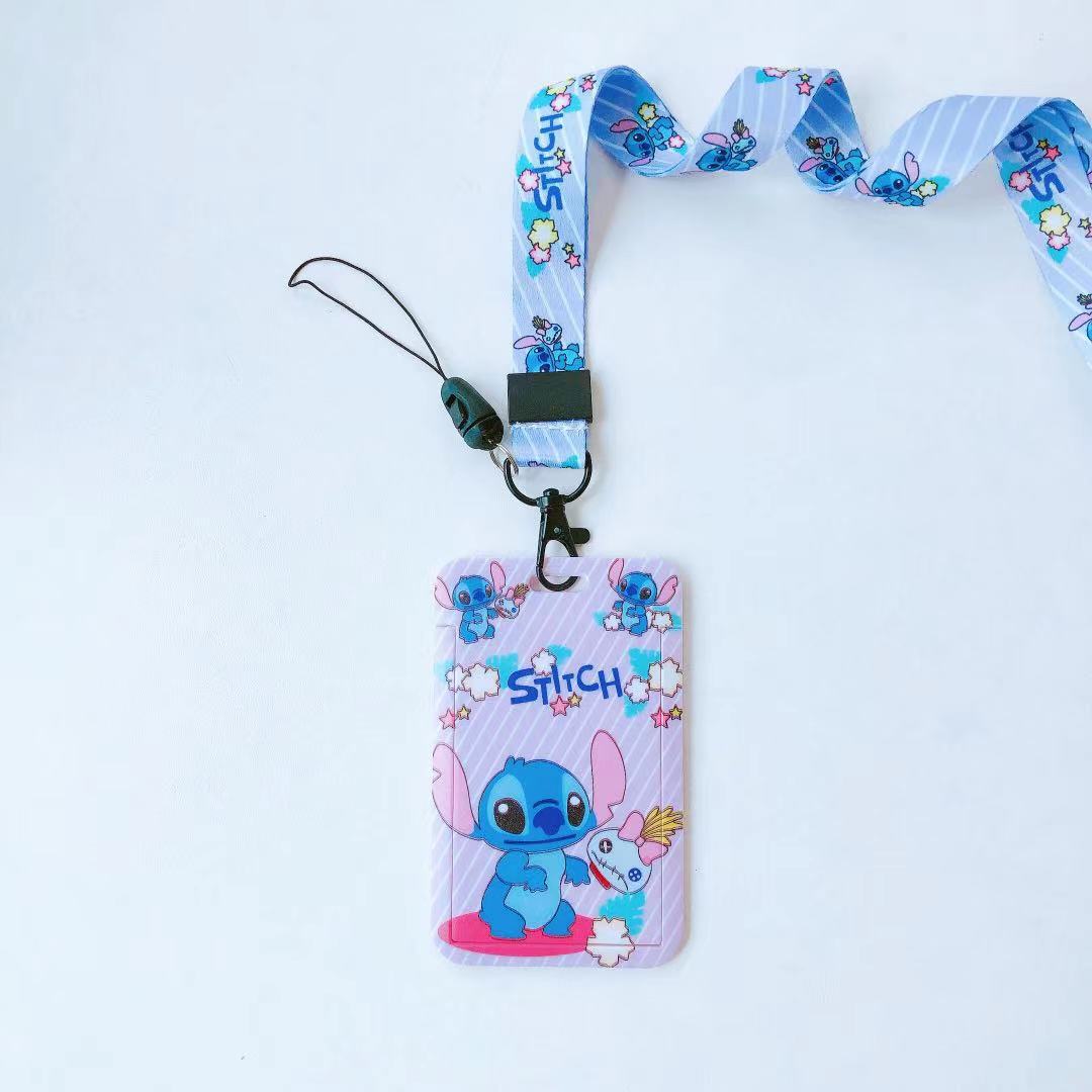 Cute kids lanyard with card holder and fun cartoon theme