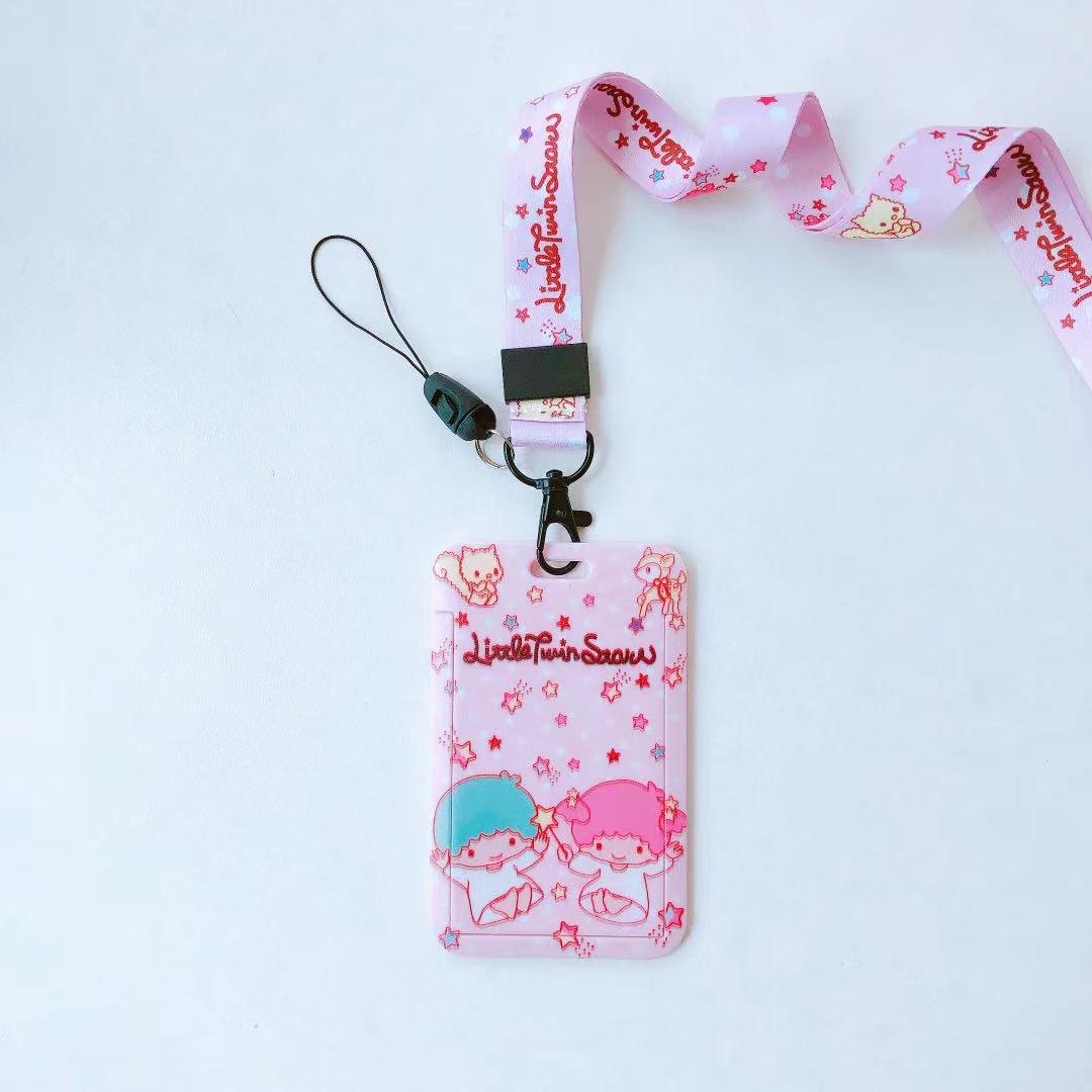 Cartoon-themed lanyard with ID holder for children PRE2019208