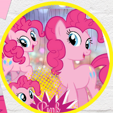 Cartoon pony theme girls dress with comfortable cotton blend fabric