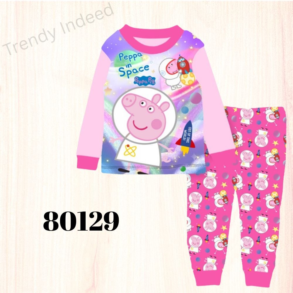 Kids cartoon inspired pajamas in soft lycra cotton sleepwear