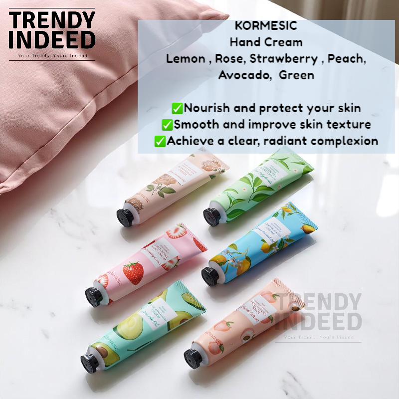 Kormesic scented hand cream set for soft and smooth hands