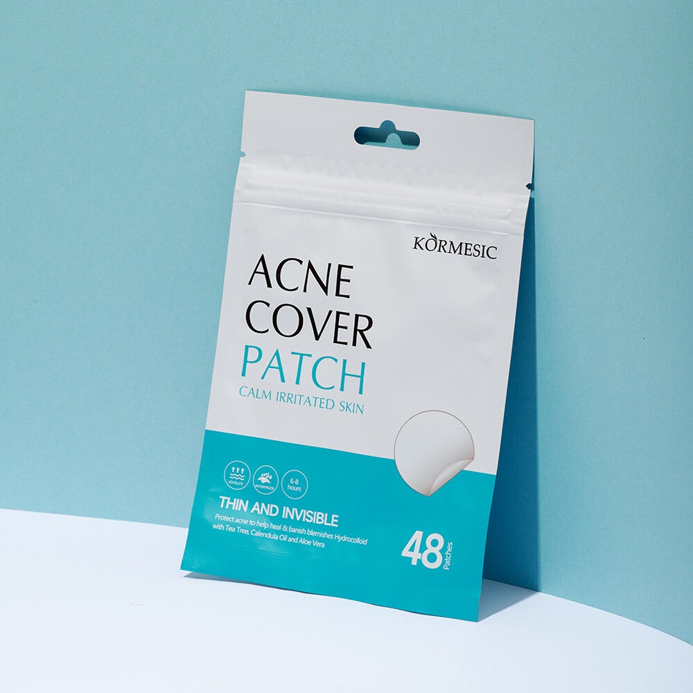 Thin hydrocolloid acne patches for discreet blemish cover