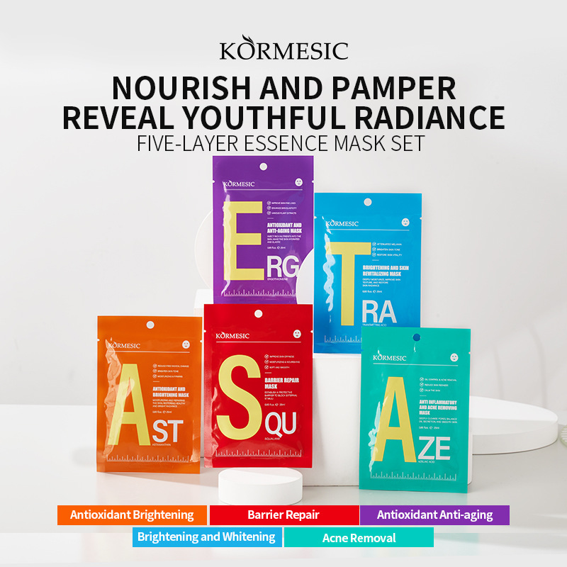 Kormesic facial mask bundle for smooth and fresh-looking skin