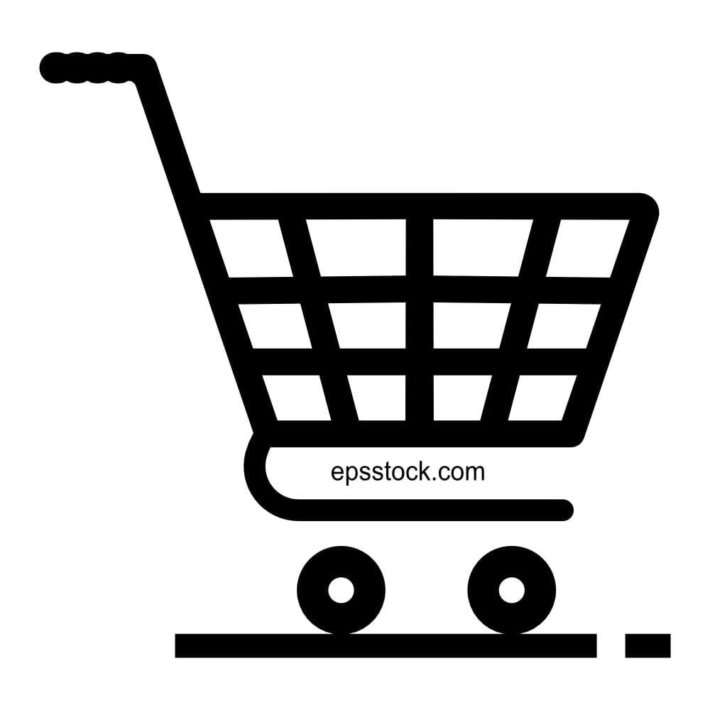 Shopping cart symbol