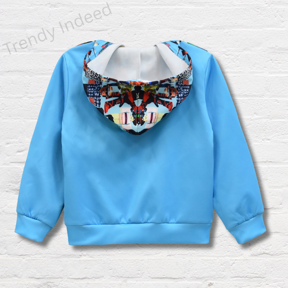 Cartoon game-inspired kids hoodie for fun daily outfits