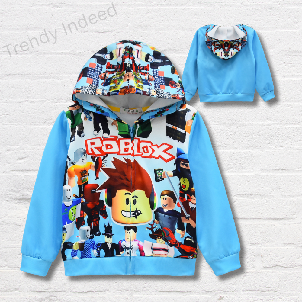 Children’s gaming style hoodie jacket with colorful design