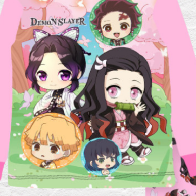 Cartoon anime-inspired cotton pajamas for kids