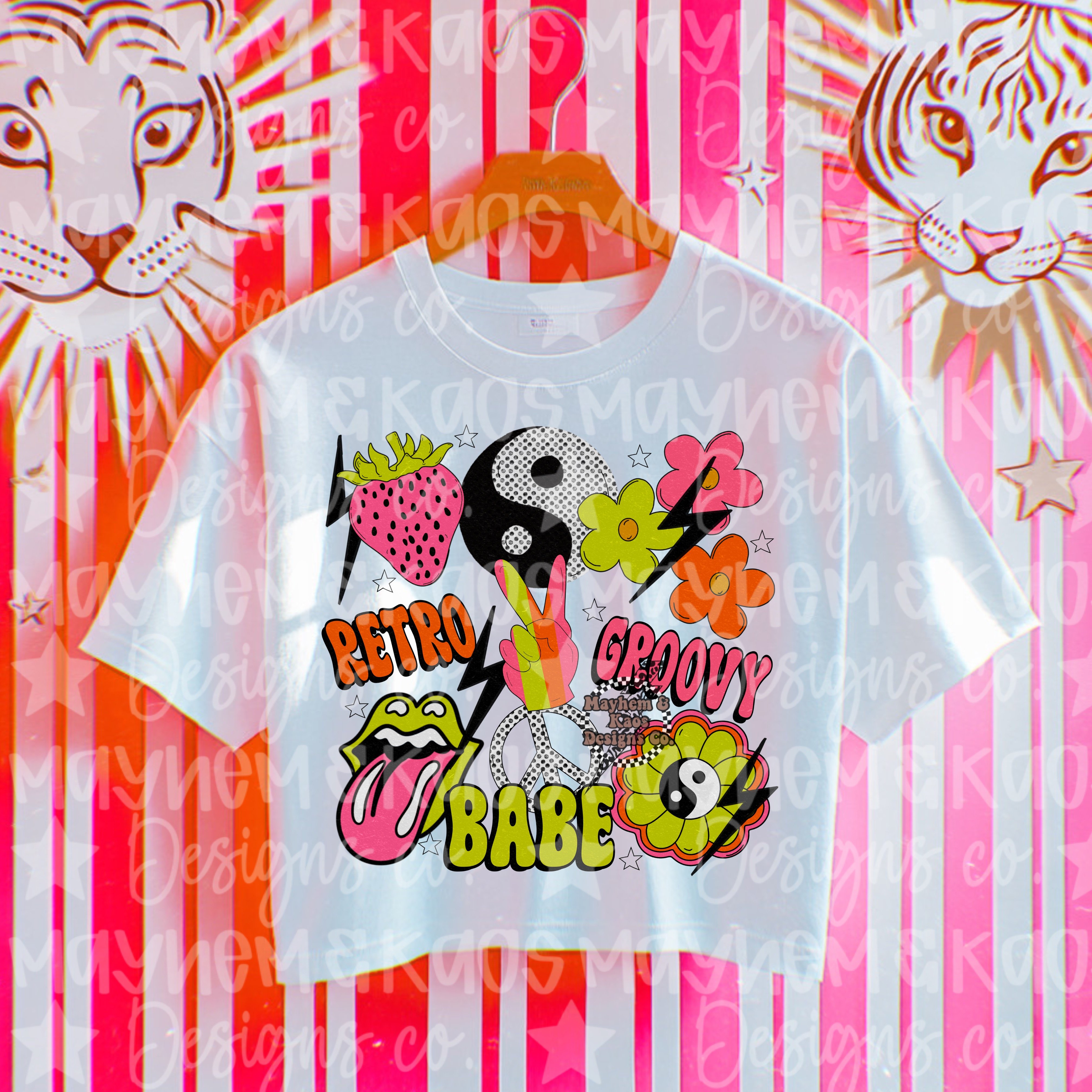 Retro groovy babe collage - Payhip