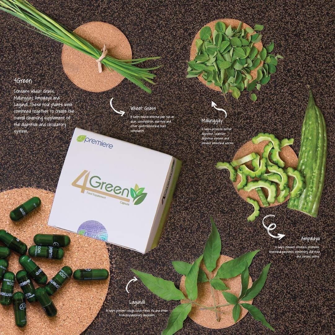 Green wellness drink JC Premiere 4Green with powerful Filipino herbal ingredients