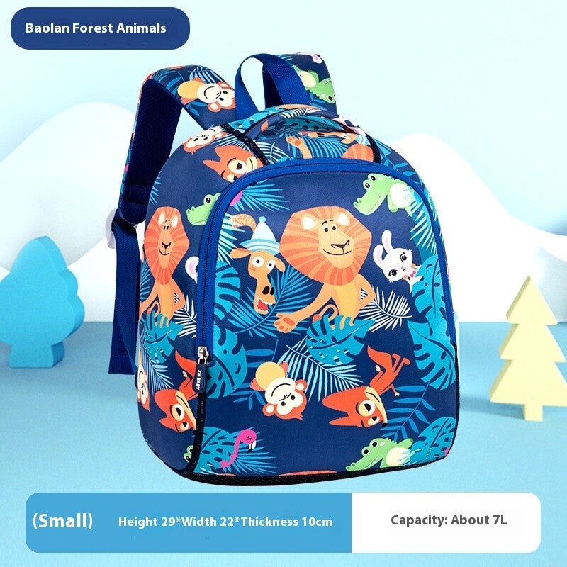 Kids schoolbag for ages 3–6 with double straps