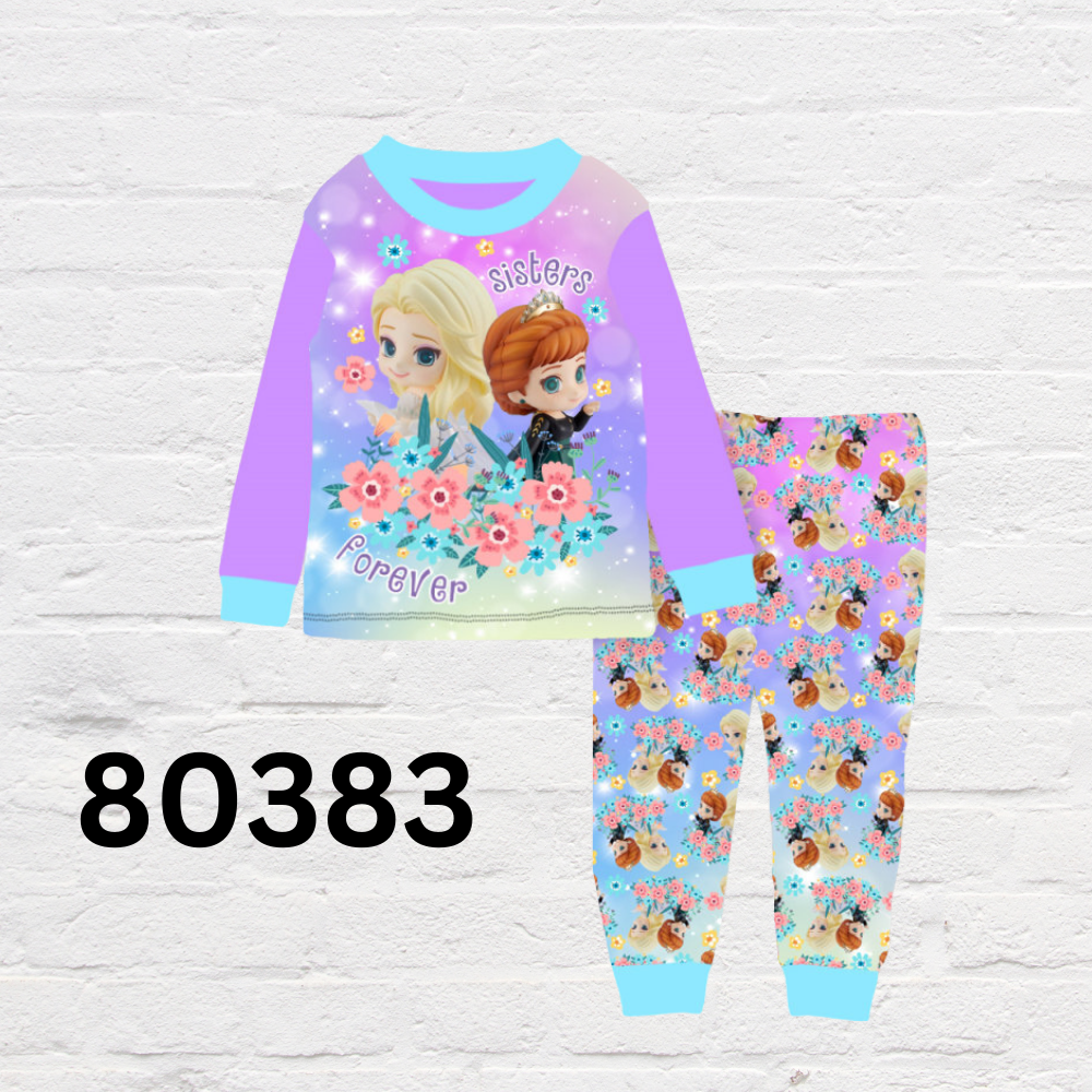 Soft kids pajamas ages 3–8 with Frozen-style characters and cute prints
