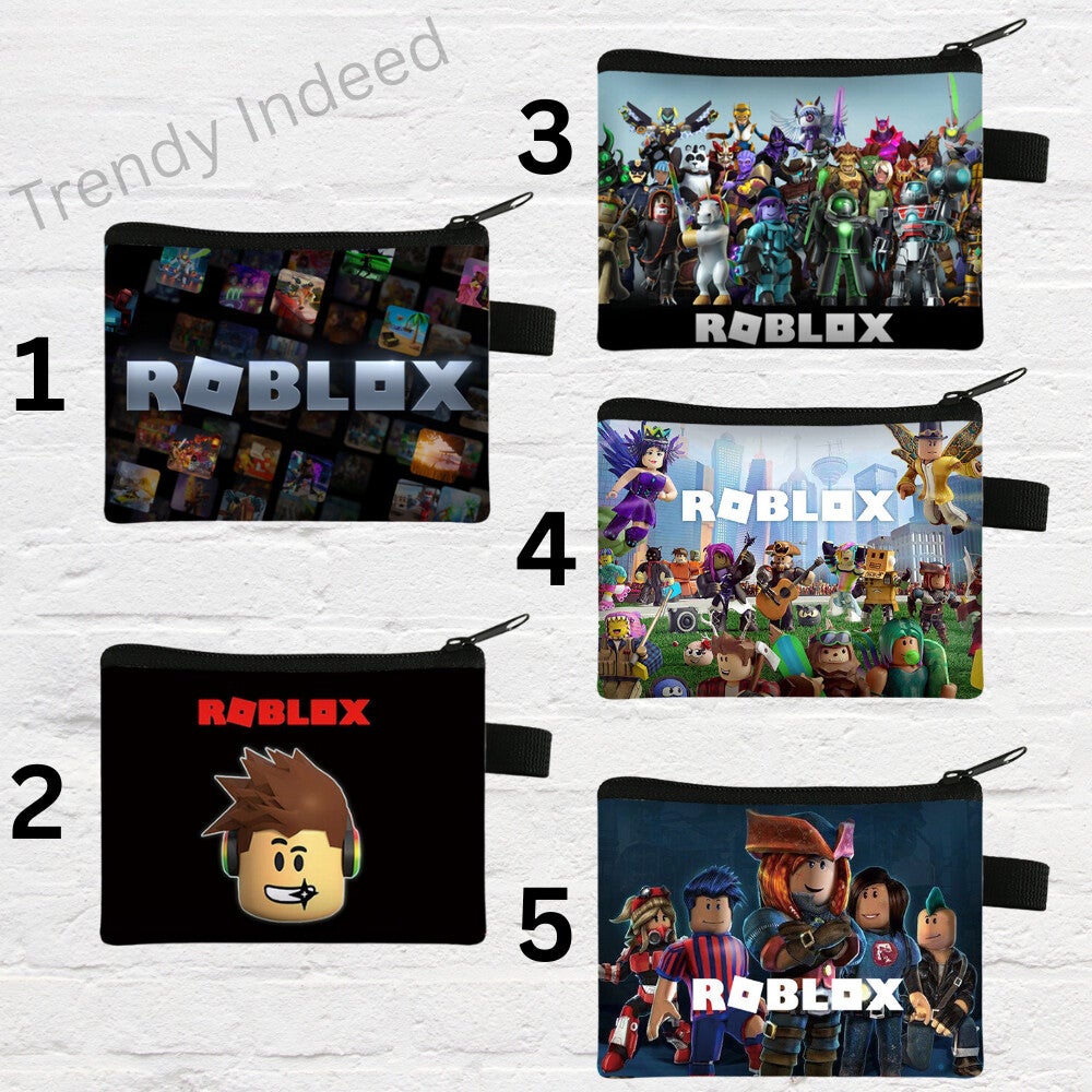 Kids wallet with colorful block game style design