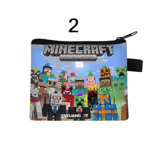 Lightweight kids wallet with block game style design