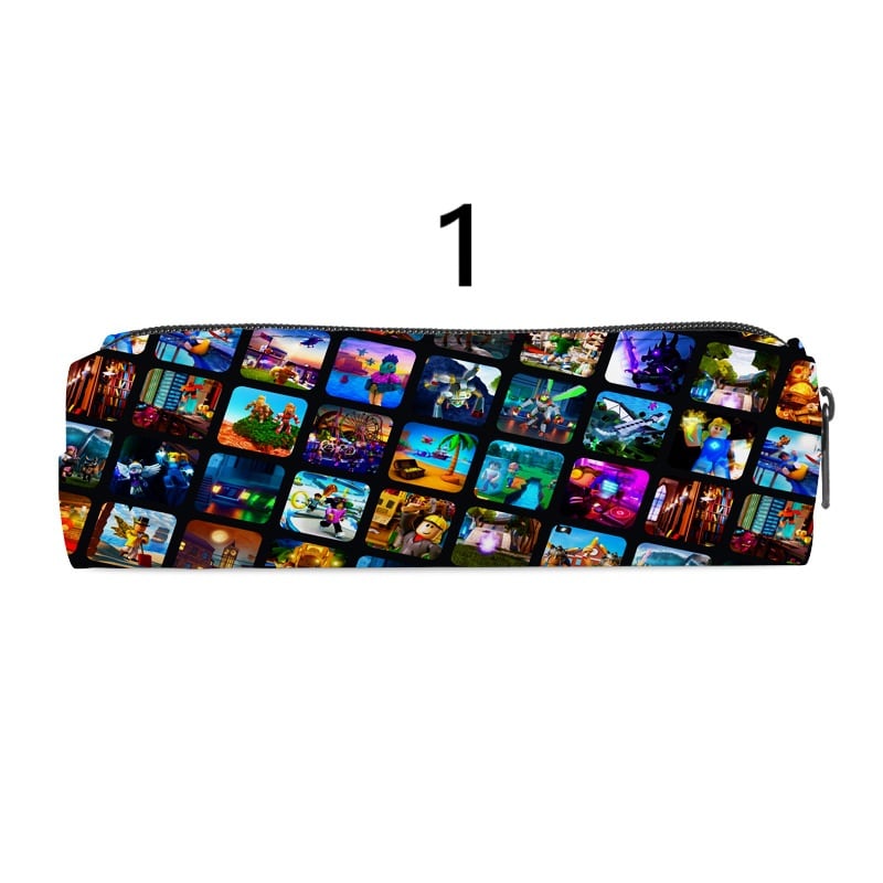 Kids gaming-style pencil case with spacious storage