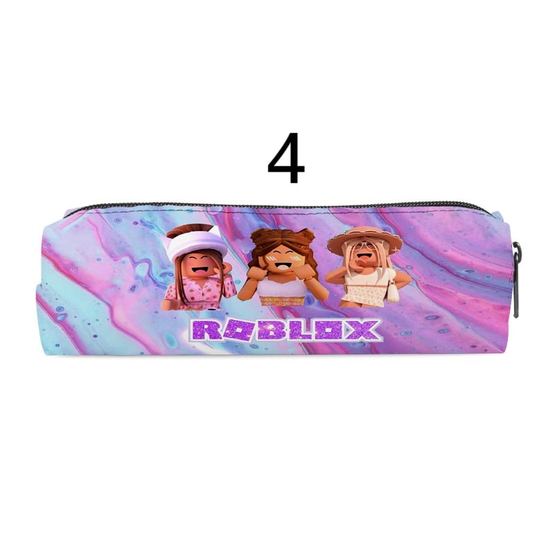 Polyester cylindrical pencil pouch for students