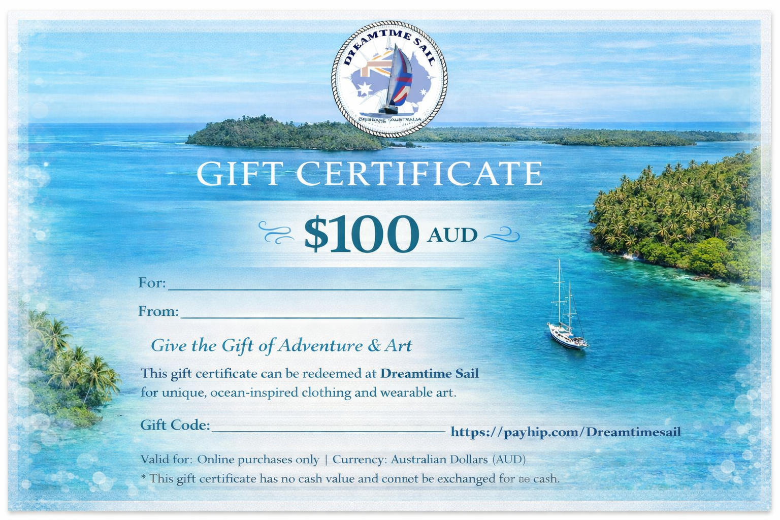 $100 Gift Voucher - Payhip