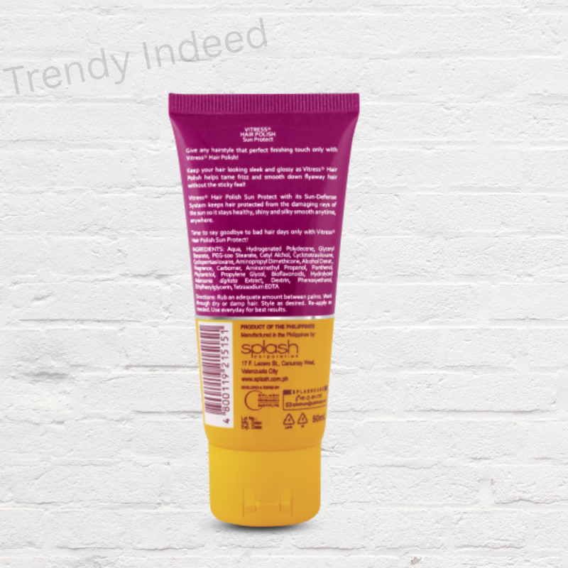 Strengthening hair polish with fresh long lasting scent