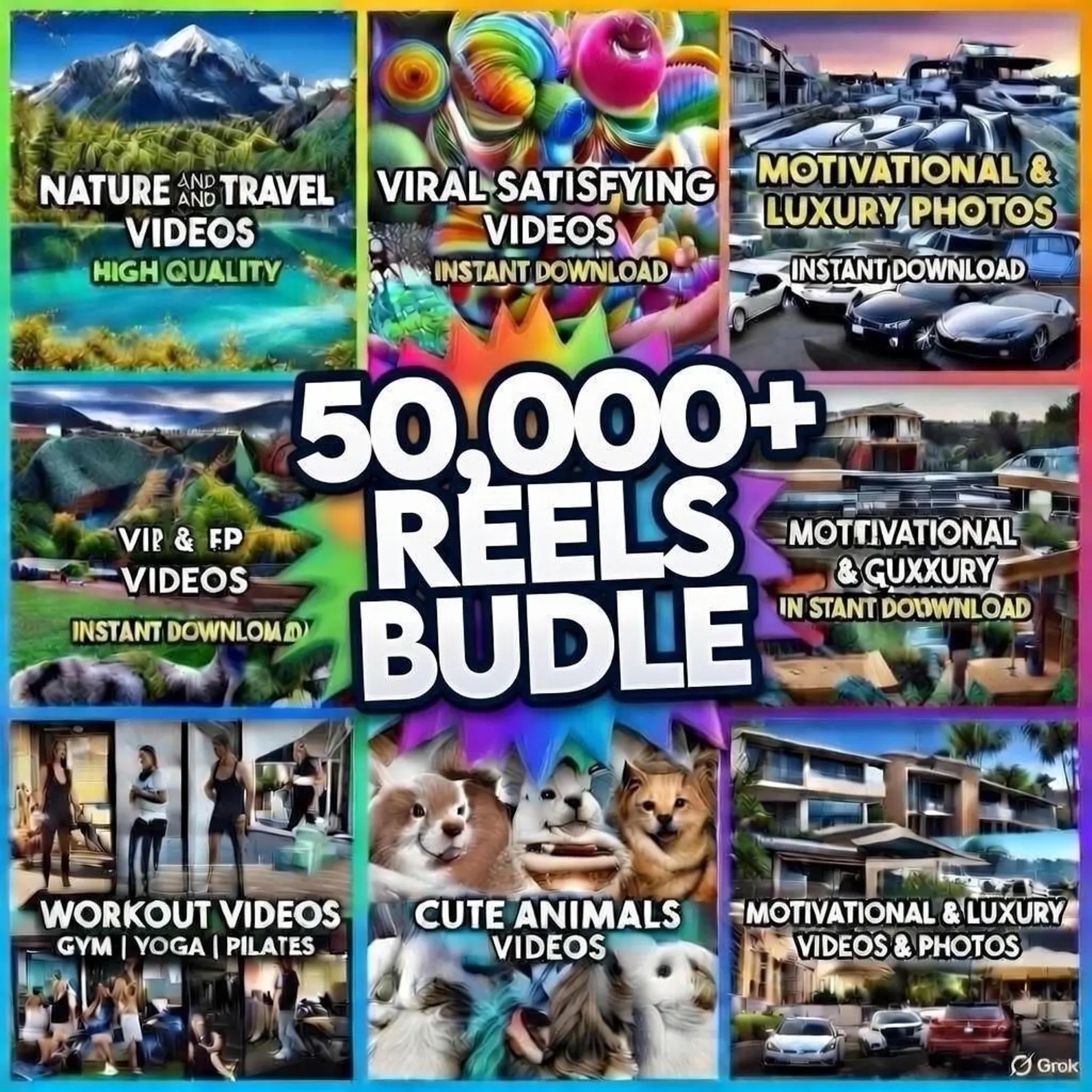 Make money with Reels - 100k Video Bundle - Payhip