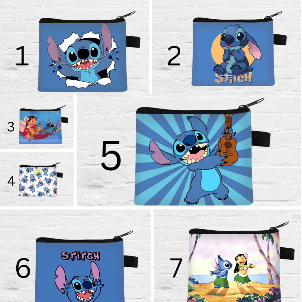 Cute blue alien style mini coin purse for kids PRE2019263