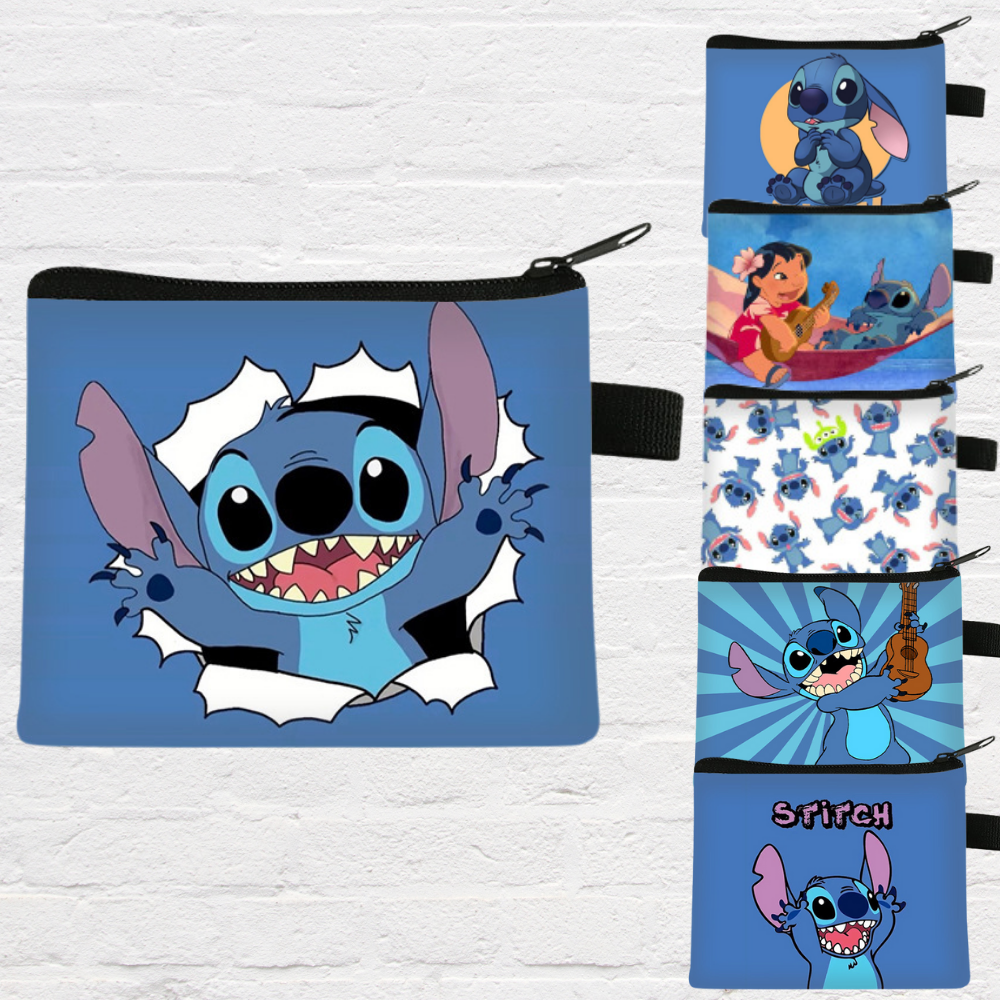 Fun alien-themed mini coin pouch for children