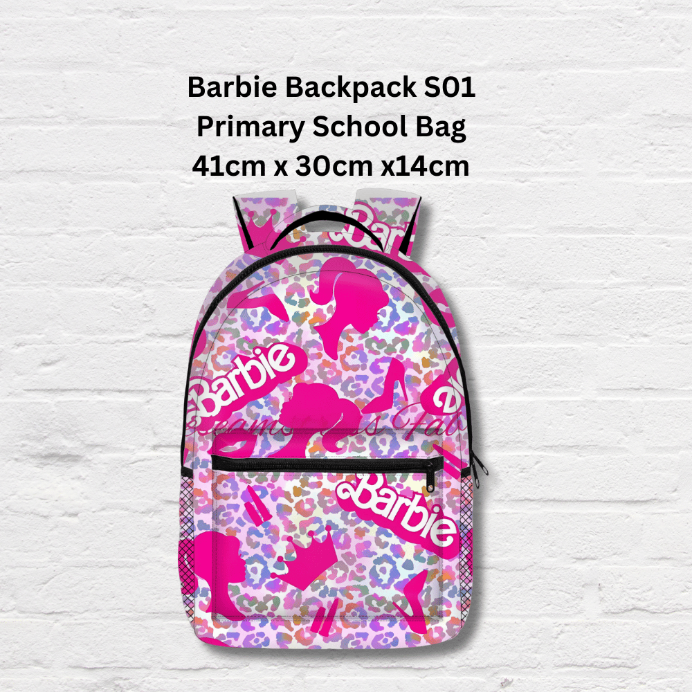 Girls primary backpack with cute and colorful design