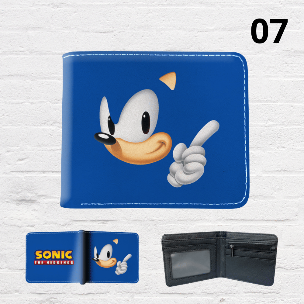 Kids short wallet with playful speed-hero design