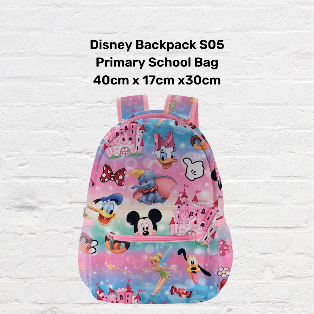 Children’s school backpack with playful cartoon design
