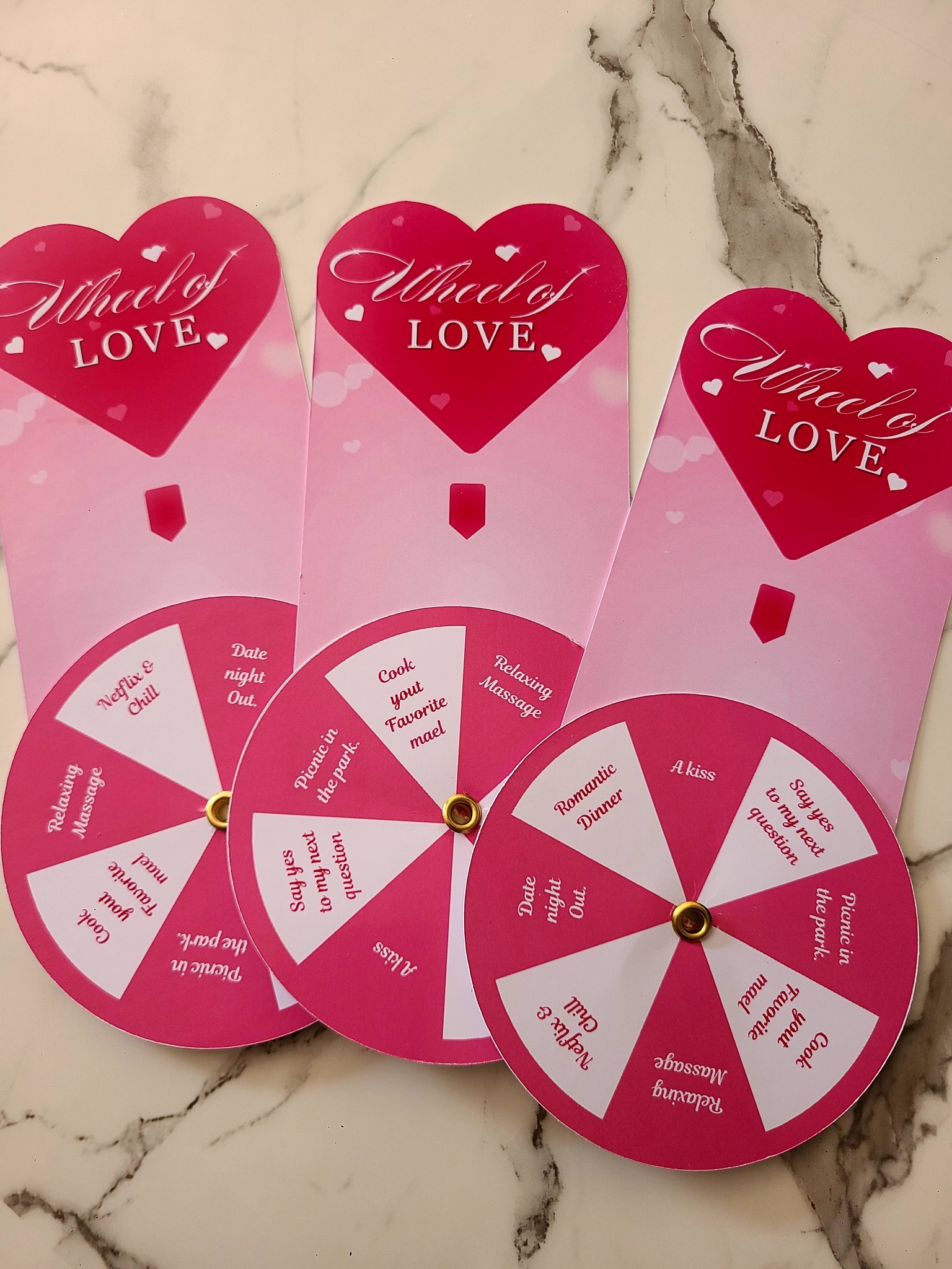 Valentines Wheel Of Love - Canva Template - Payhip