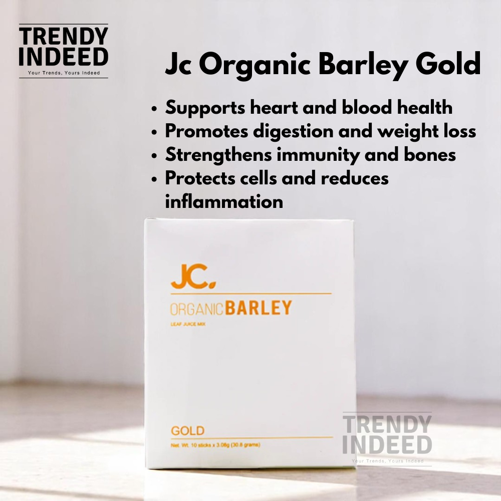 JC Organic Barley Gold superfood powder for daily drink