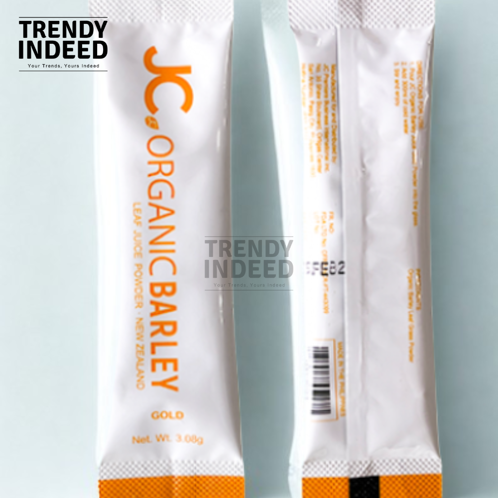 Barley grass gold powder for wellness drink routine