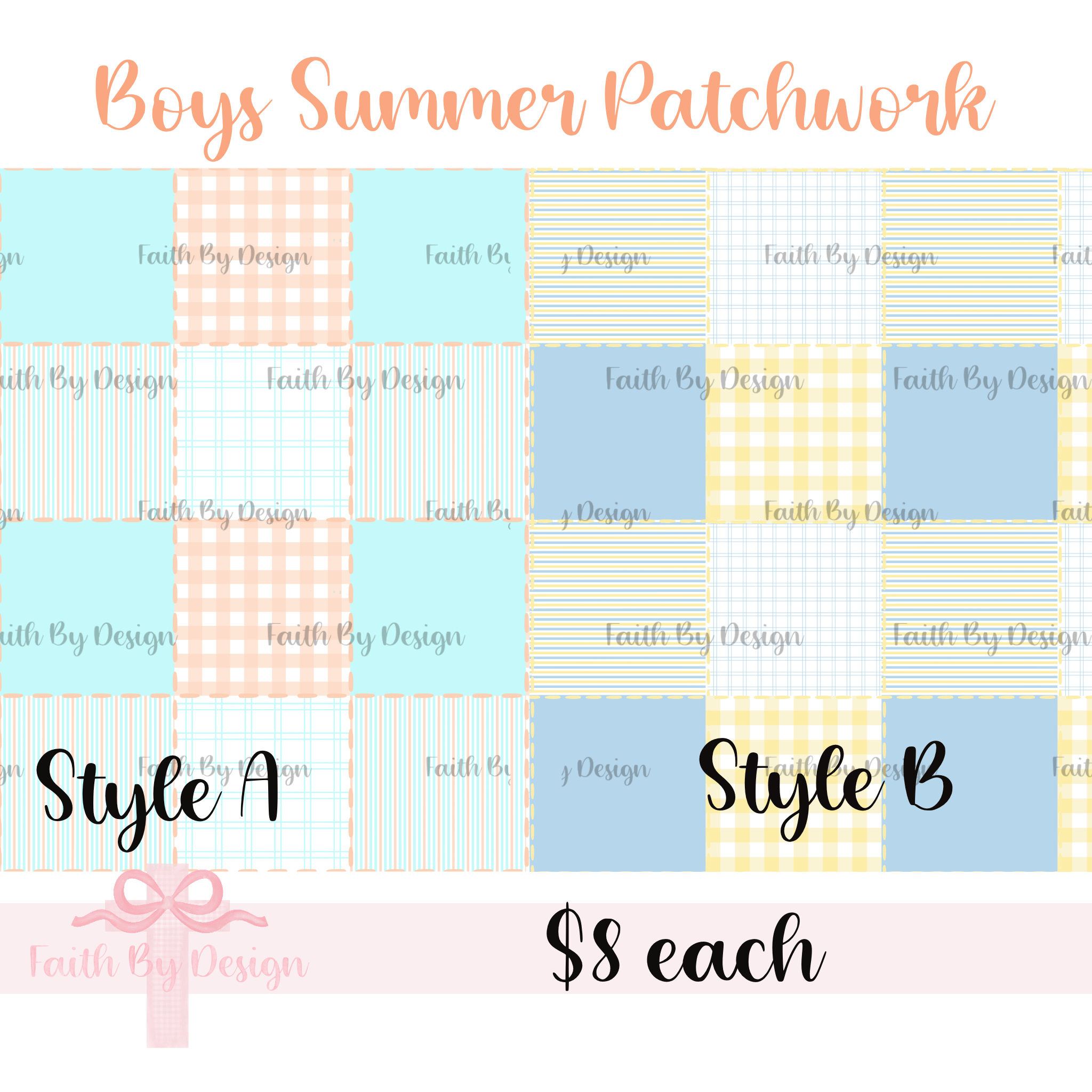 Boys Summer Patchwork Bundle - Payhip