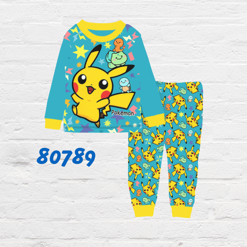 Cute kids sleepwear with playful character designs