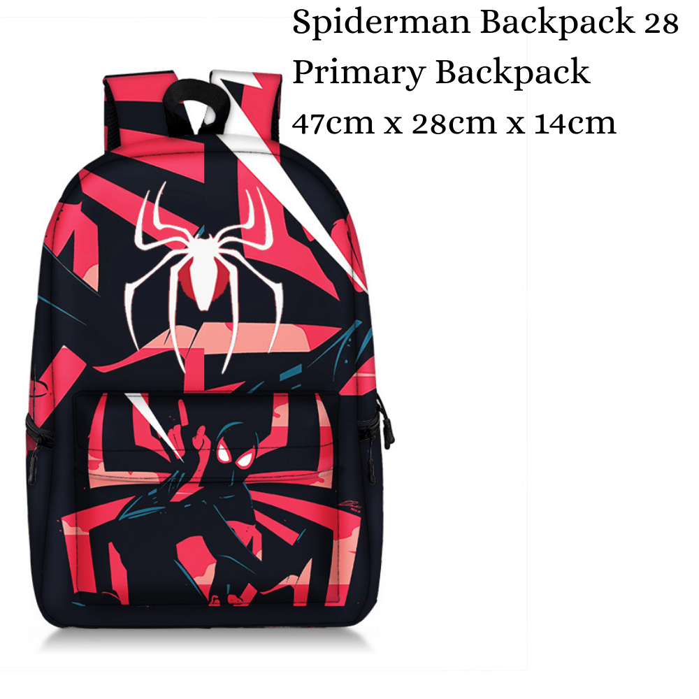 Cartoon hero-inspired kids backpack for school