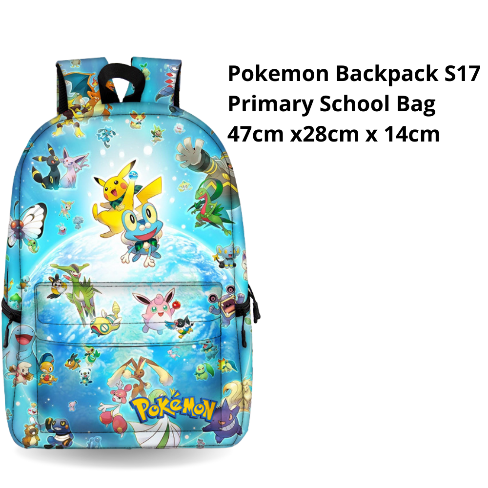 Primary school bag with playful fantasy creature theme