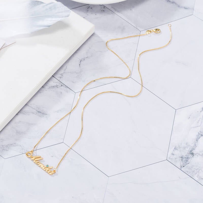 Personalized jewelry name necklace for daily wear