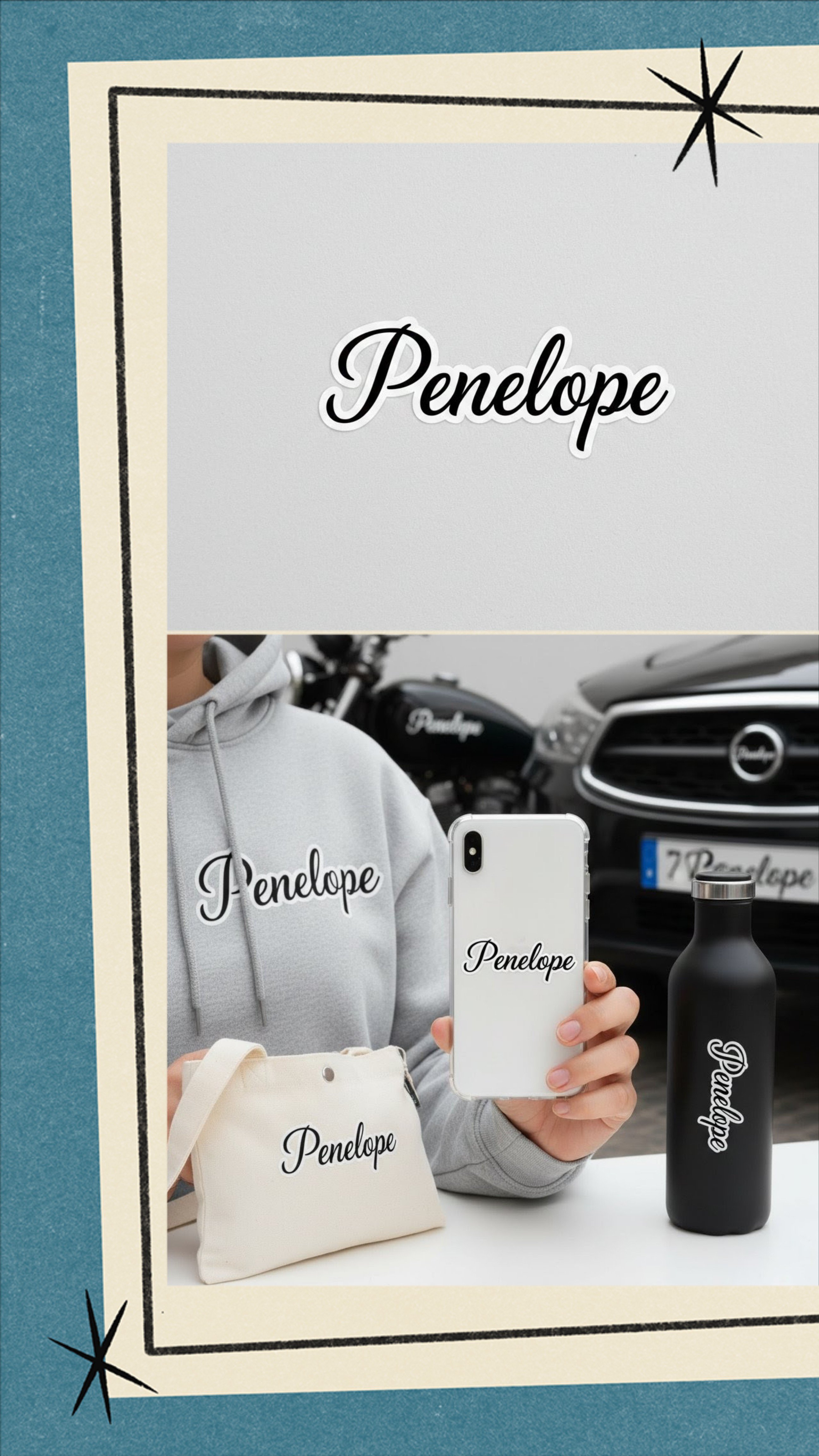 Penelope Svg 📂 Sticker Digital