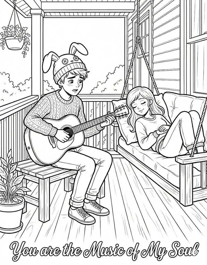 A Valentine's Day Love Story Coloring Book - Payhip